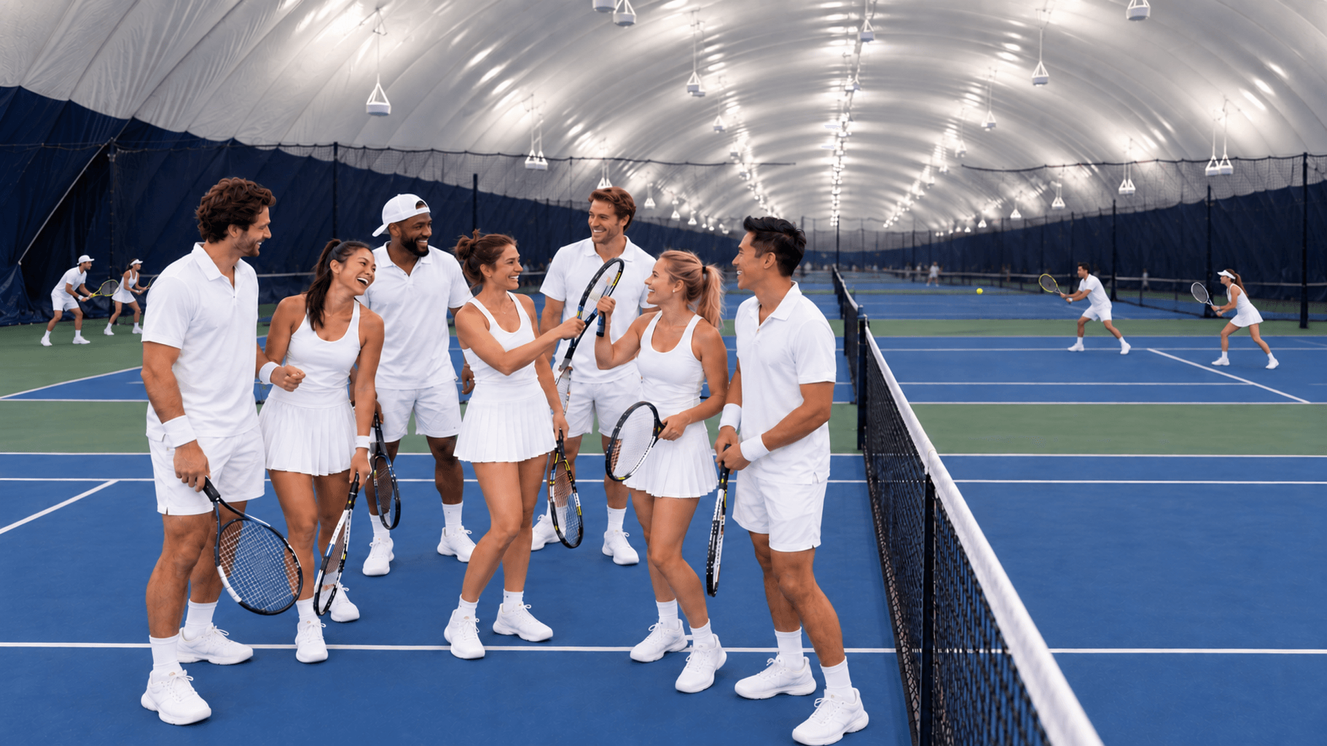 Party Under the Bubble - The Tennis Whites Party