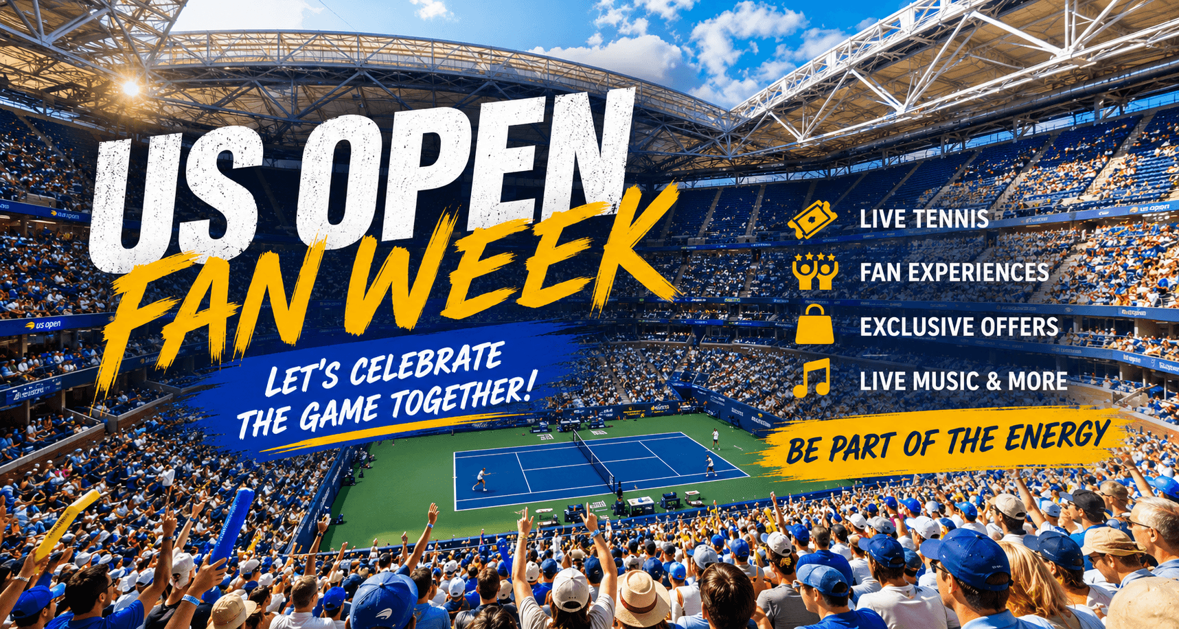 US Open Fan Week with AD-IN