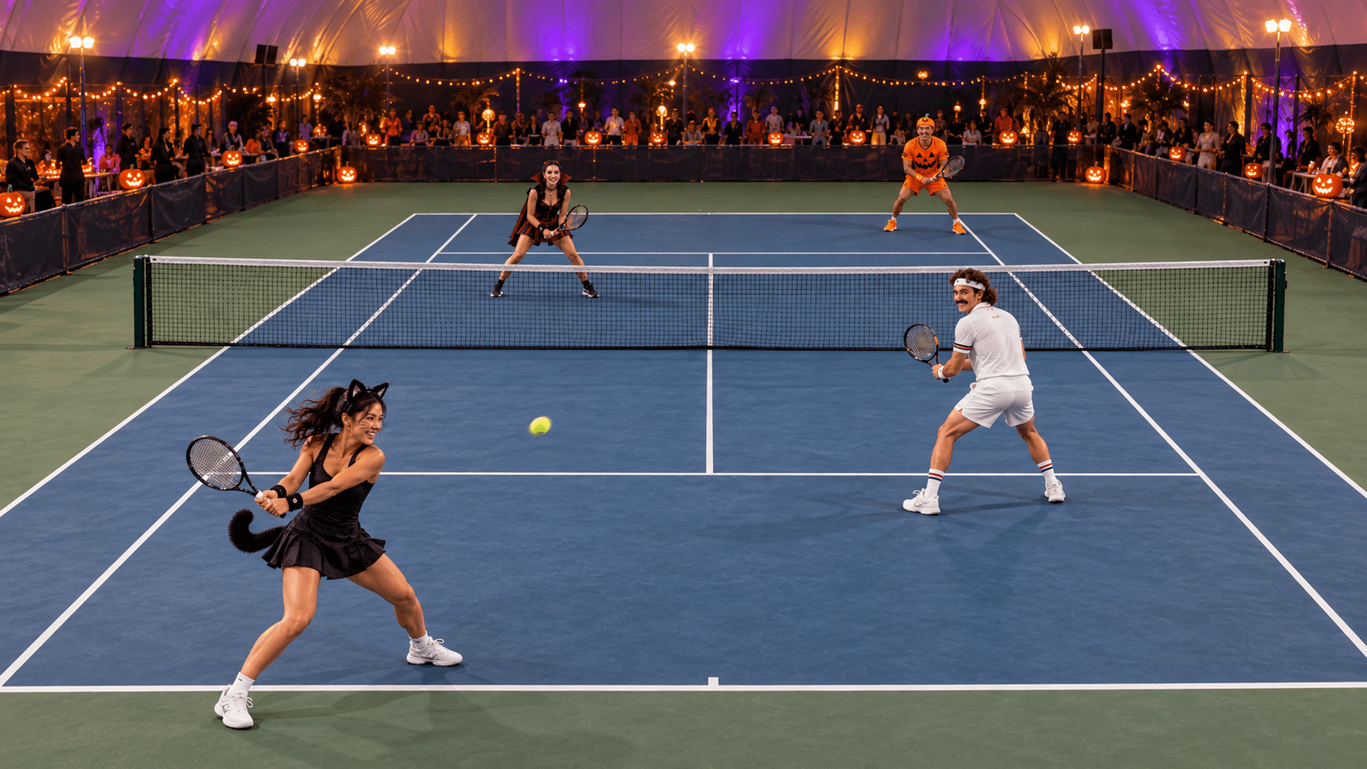 Party Under the Bubble - The Halloween Tennis Ball