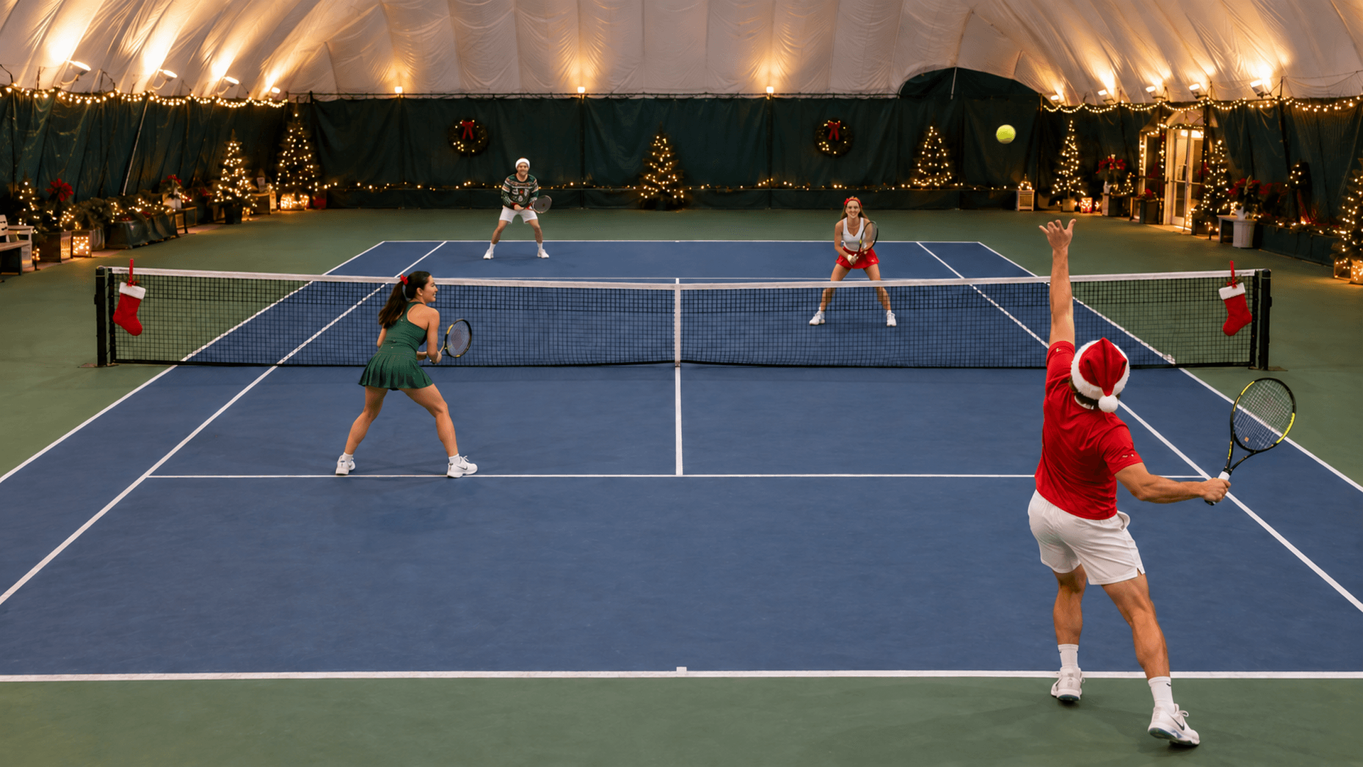 Party Under the Bubble - The Santa Serve